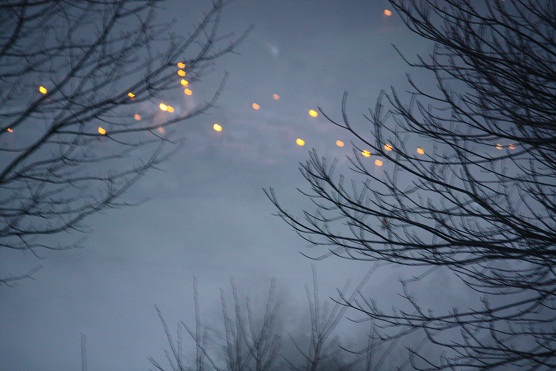 La primera noche que pasé en Carraceda, aún no se me ha olvidado cuando salí y vi al fondo las luces de Merille que en la oscuridad parecían una constelación más del horizonte.

MF-A