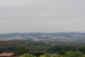 Nubes sobre los montes riojanos el 23-7-2015 / Aceytuno