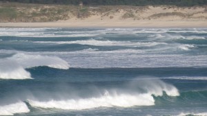 Olas y dunas en San Jorge