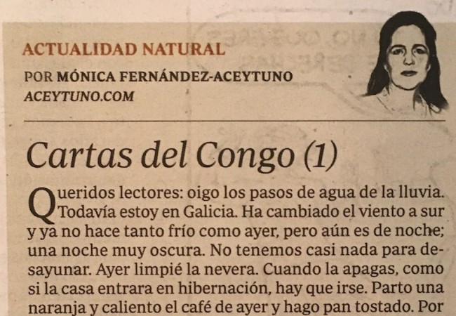 Cartas del Congo