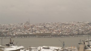 Estambul nevado la mañana del 19-1-2016 / Aceytuno