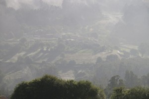 Parte del paisaje que diviso al amanecer desde mi casa / Aceytuno