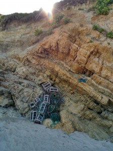 Nasas en las rocas / Aceytuno