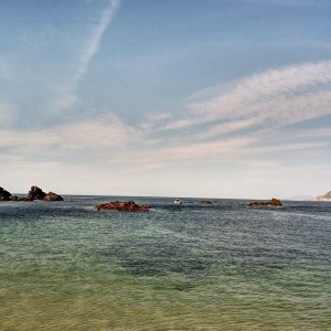 Ondas del agua y del cielo / Agosto, 2016 / Aceytuno