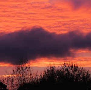 Amanecer en Madrid el martes 28-2-2017 / Aceytuno